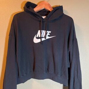 Nike Sportswear Club Fleece Crop Hoodie Sweatshirt